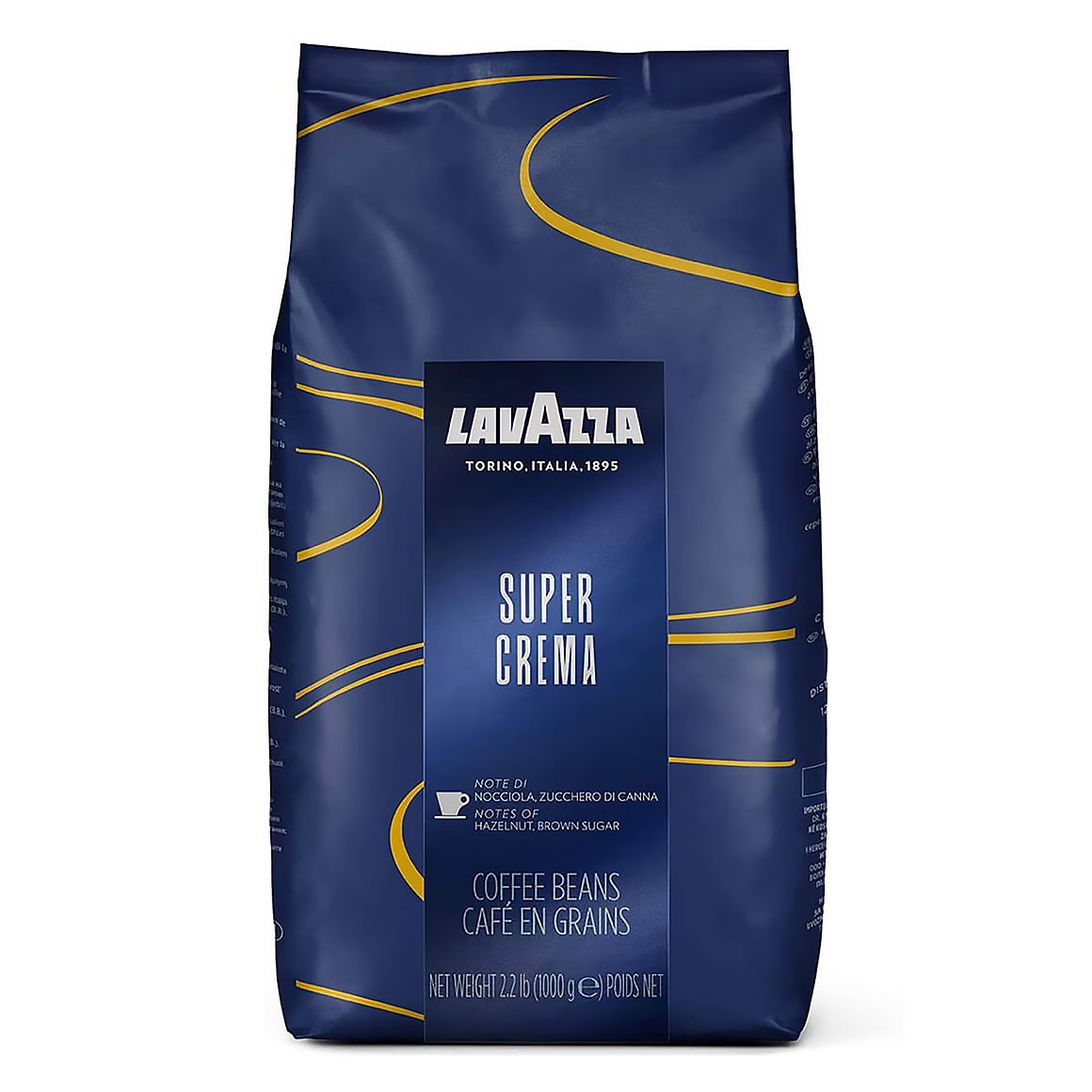 Кофе Lavazza Super Crema 1 кг (в зернах)